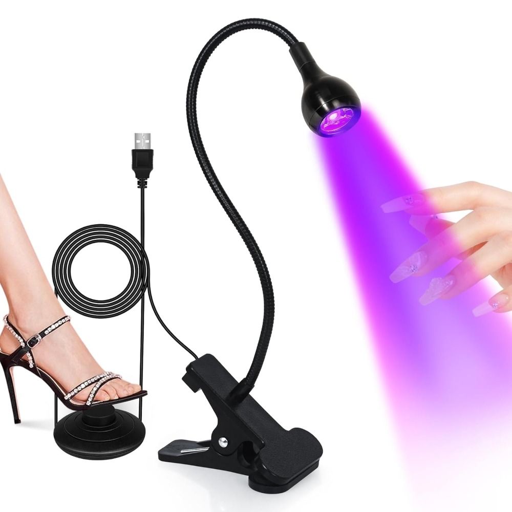 Nail Art Ideas - 5W/3W UV LED nagellamp met voetpedaal,