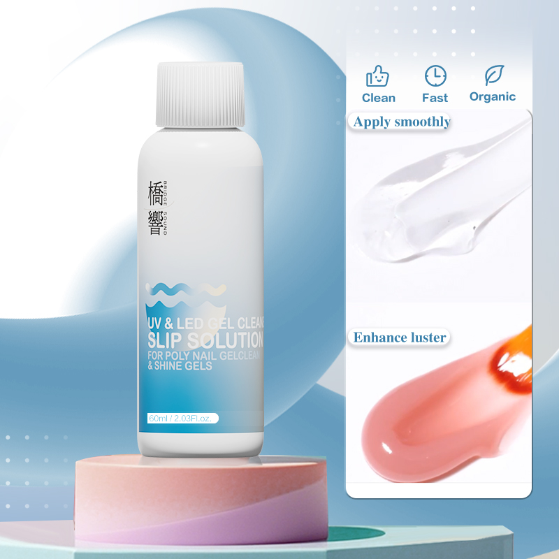 Nail Art Gel Polish - 1 stks 2-in-1 Poly Gel Nagelslip