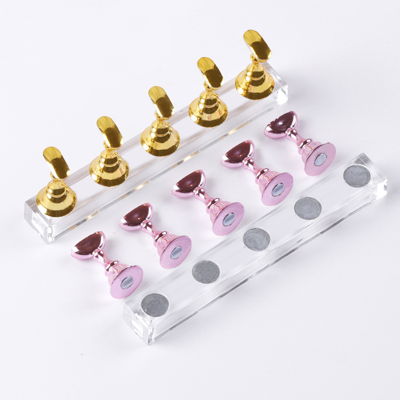 Nail Art Navy - 5/30 stks/set Magnetische Nagelhouder Valse Nagel