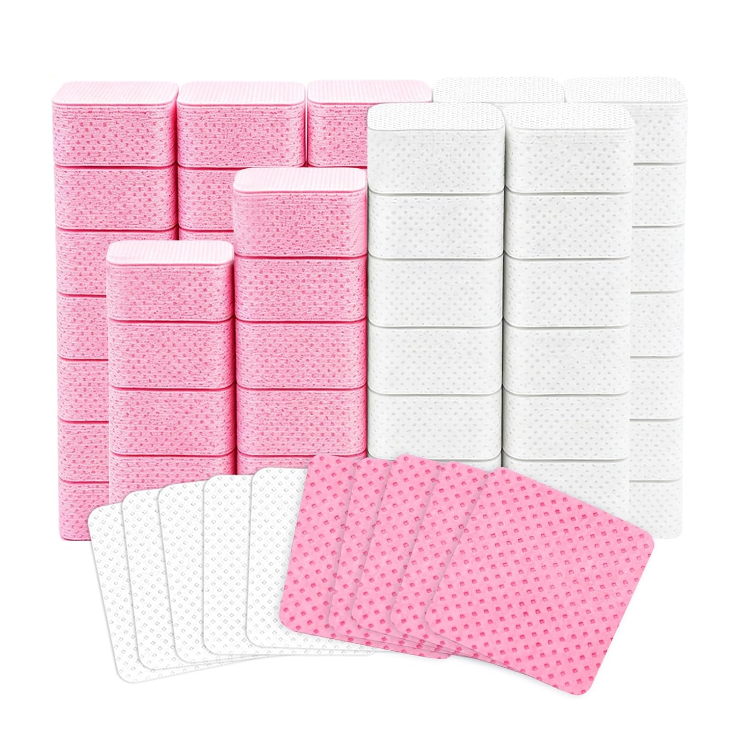 Nail Art Ideas - 50 stuks pluisvrije nagellakremover doekjes, kleurrijke