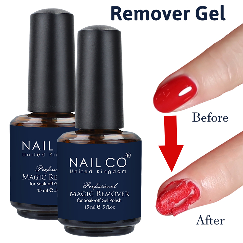 Nail Art Ideas - NAILCO 15ml Magic Remover Nagellakverwijderaar UV