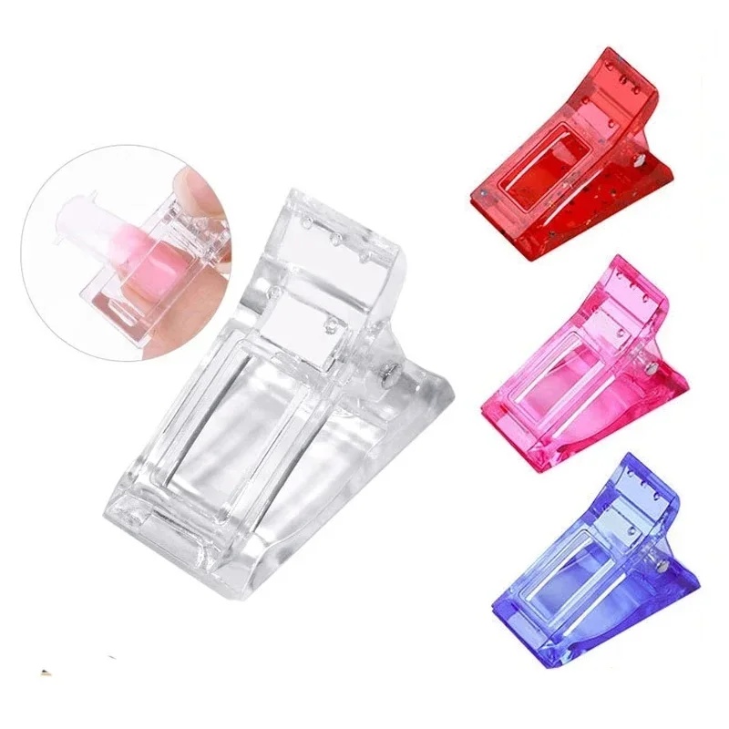 Nail Art Gel Polish - 10/20 stuks nagelclip acryl nagel plastic