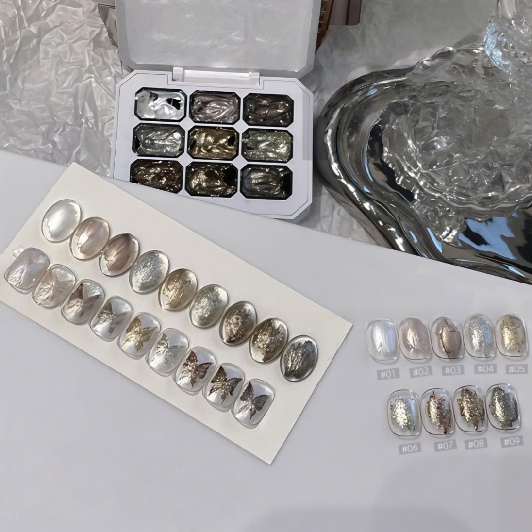 9 Grid Solid nagellak, Metal F - Nail Art Ideas recensie en prijs