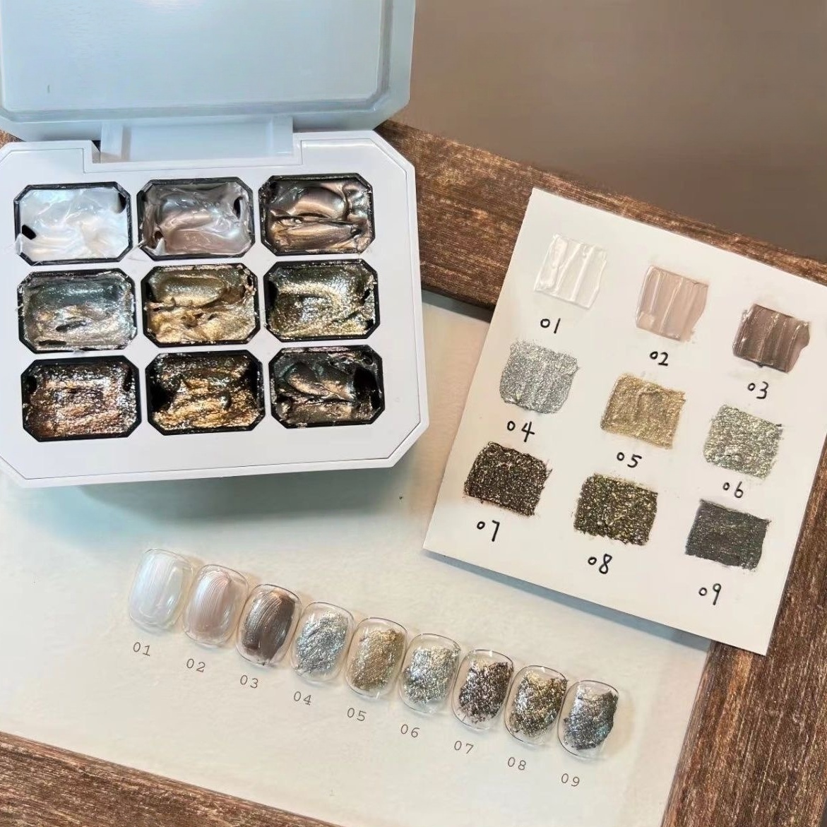 9 Grid Solid nagellak, Metal F - Nail Art Ideas recensie en prijs
