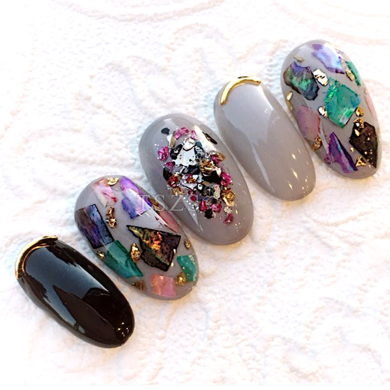 TSZS 200 stuks korte medium ov - Nail Art Navy recensie en prijs