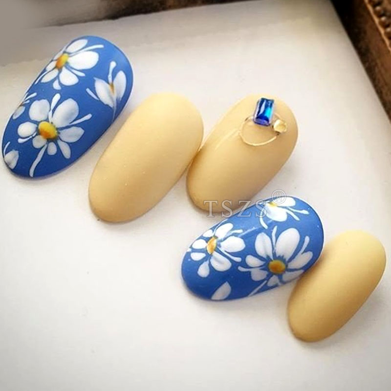 TSZS 200 stuks korte medium ov - Nail Art Navy recensie en prijs