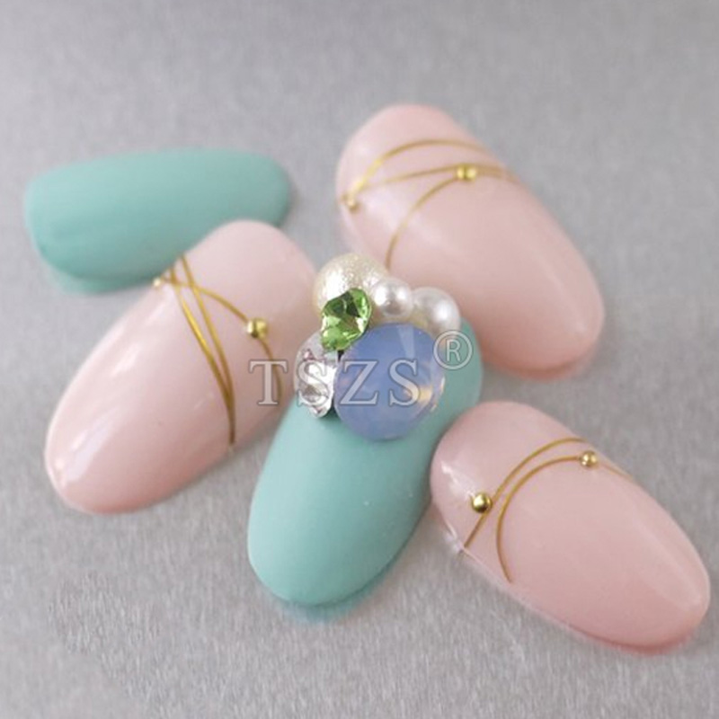 TSZS 200 stuks korte medium ov - Nail Art Navy recensie en prijs
