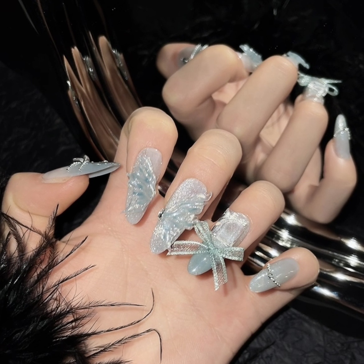 10 stuks pure handgeperste lan - Nail Art Ideas recensie en prijs