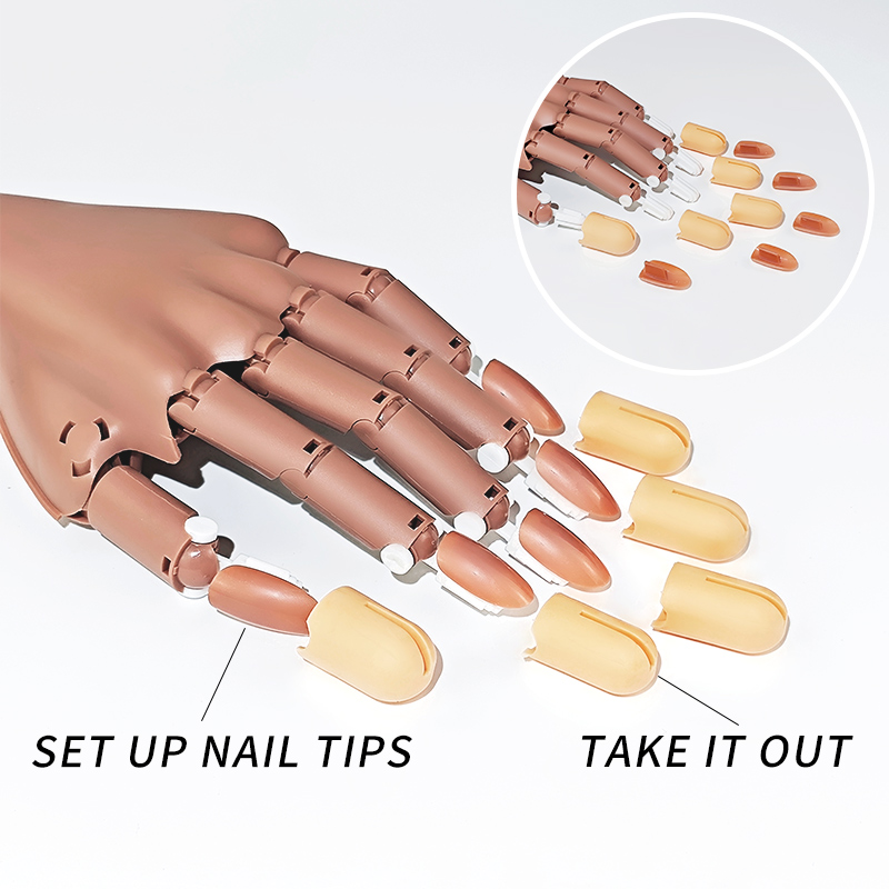 Nagel Fake Practice Hand Bewee - Nail Art Navy recensie en prijs