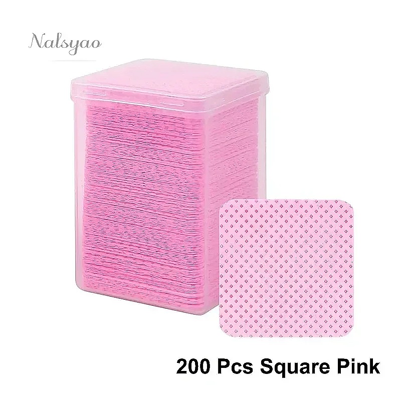 200 stuks pluisvrije nagelrein - Nail Art Gel Polish recensie en prijs