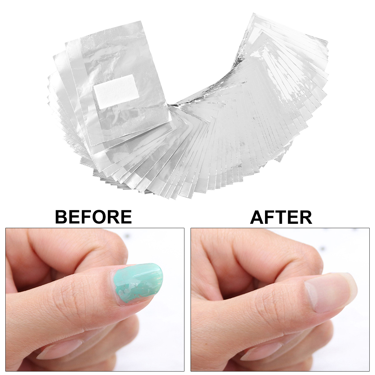 500/1000 Stuks Aluminiumfolie  - Nail Art Ideas recensie en prijs