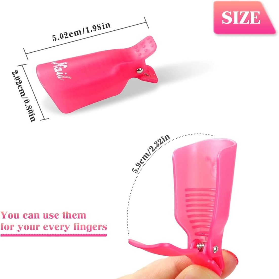 10 stuks nagellakremoverclips  - Nail Art Ideas recensie en prijs